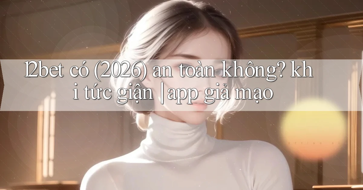 12bet có (2026) an toàn không khi tức giận app giả mạo