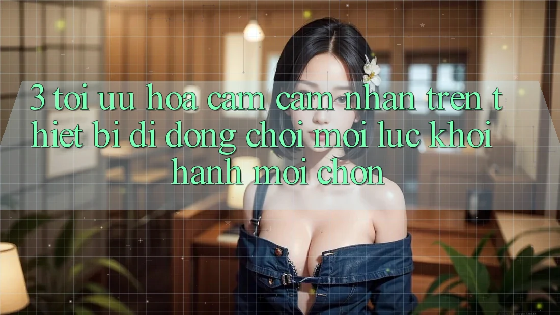 3. Tối Ưu Hóa Cảm cảm nhận Trên Thiết Bị Di Động: Chơi Mọi Lúc, Khởi hành Mọi chốn 3. Tối Ưu Hóa Cảm cảm nhận Trên Thiết Bị Di Động: Chơi Mọi Lúc, Khởi hành Mọi chốn