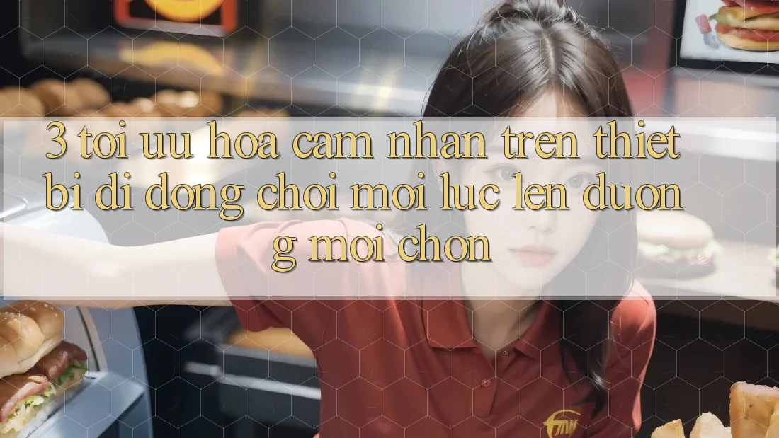 3. Tối Ưu Hóa Cảm nhận Trên Thiết Bị Di Động: Chơi Mọi Lúc, Lên đường Mọi chốn