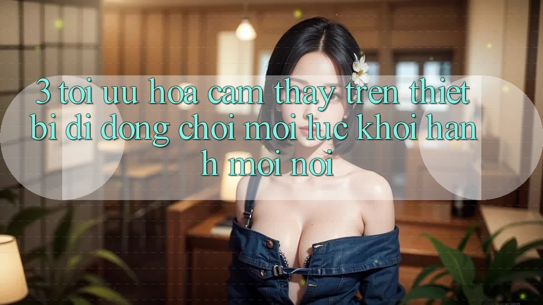 3. Tối Ưu Hóa Cảm thấy Trên Thiết Bị Di Động: Chơi Mọi Lúc, Khởi hành Mọi nơi