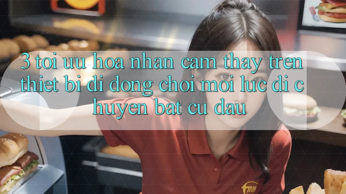 3. Tối Ưu Hóa Nhận cảm thấy Trên Thiết Bị Di Động: Chơi Mọi Lúc, Di chuyển Bất Cứ Đâu