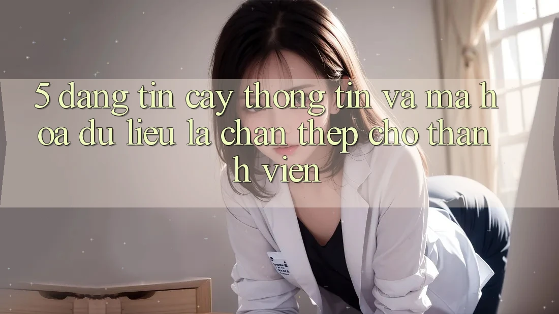 5. Đáng tin cậy Thông Tin Và Mã hóa dữ liệu: Lá Chắn Thép Cho Thành viên