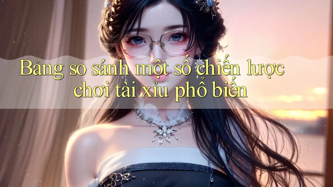 Bảng so sánh một số chiến lược chơi tài xỉu phổ biến