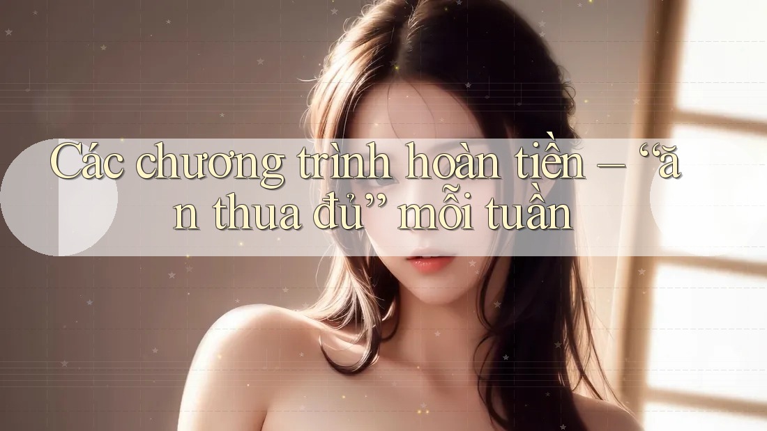 Các chương trình hoàn tiền – “ăn thua đủ” mỗi tuần