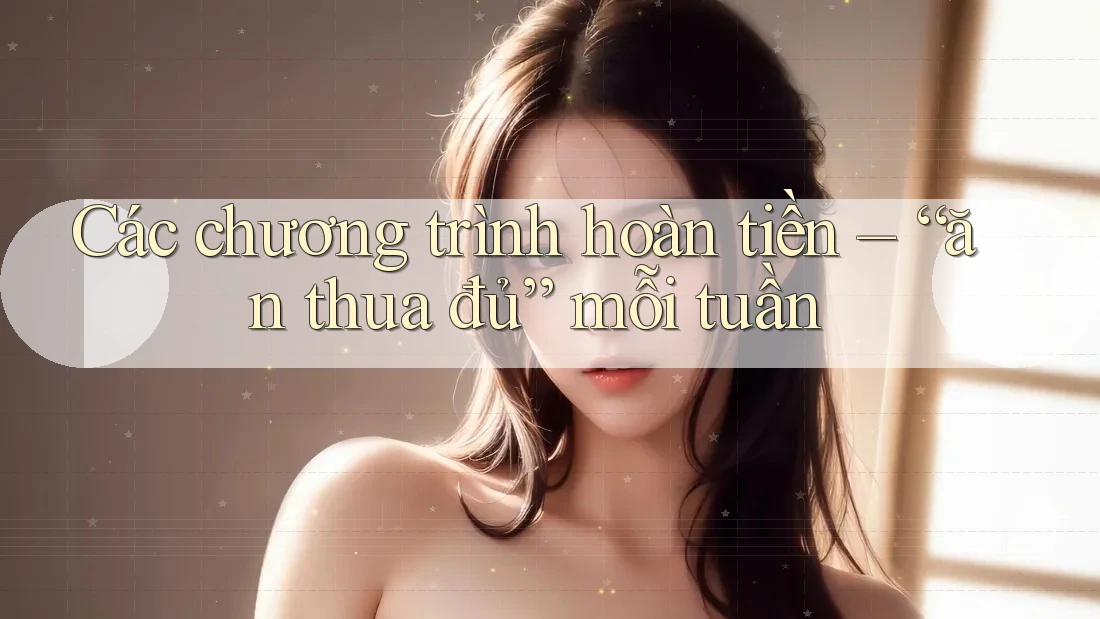 Các chương trình hoàn tiền – “ăn thua đủ” mỗi tuần