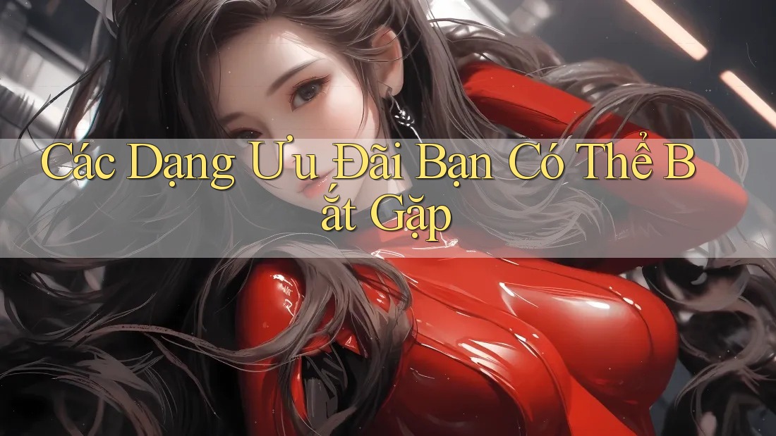 Các Dạng Ưu Đãi Bạn Có Thể Bắt Gặp