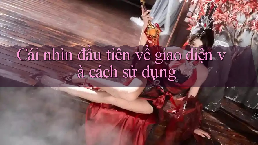 Cái nhìn đầu tiên về giao diện và cách sử dụng