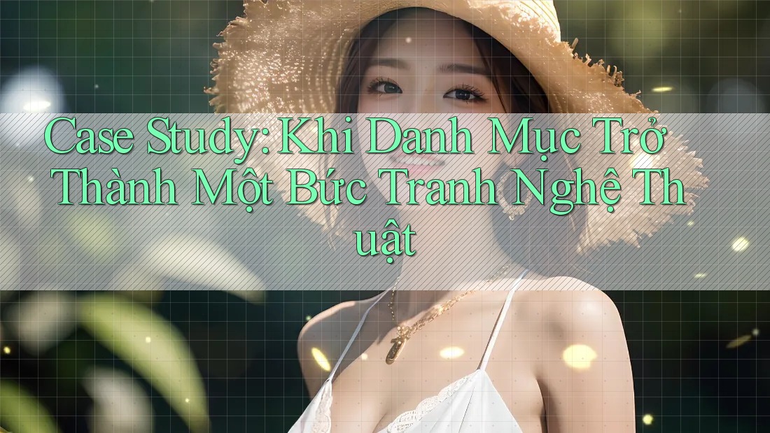 Case Study: Khi Danh Mục Trở Thành Một Bức Tranh Nghệ Thuật