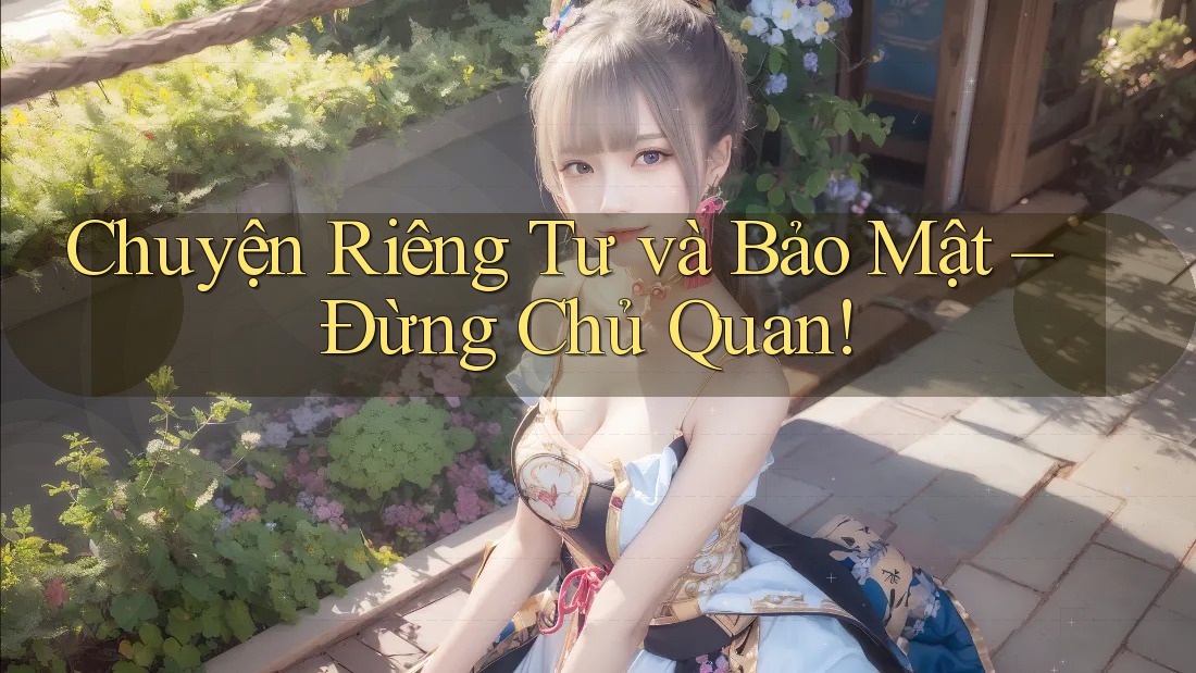 Chuyện Riêng Tư và Bảo Mật – Đừng Chủ Quan!