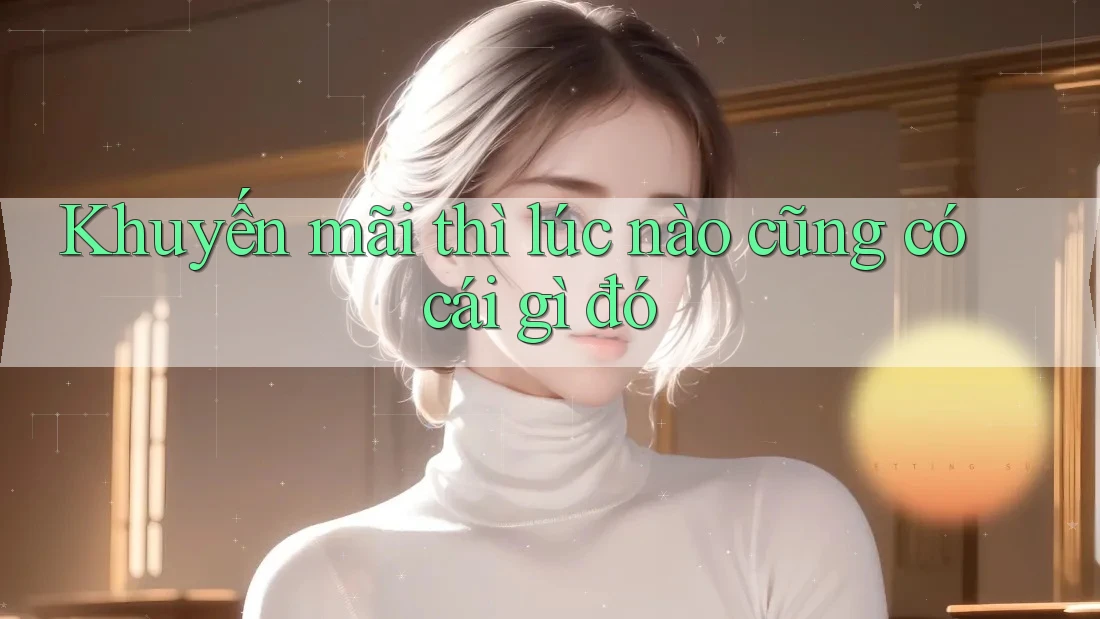 Khuyến mãi thì lúc nào cũng có cái gì đó