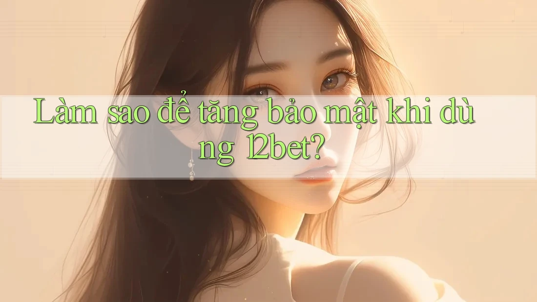Làm sao để tăng bảo mật khi dùng 12bet?
