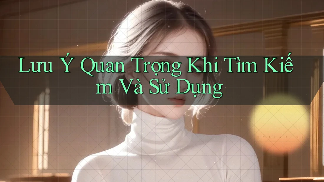 Lưu ý quan trọng khi tìm kiếm và sử dụng