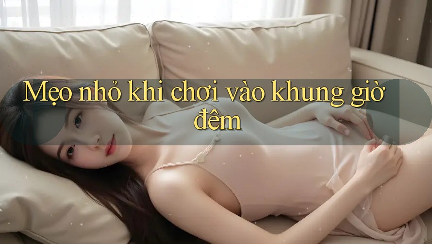 Mẹo nhỏ khi chơi vào khung giờ đêm