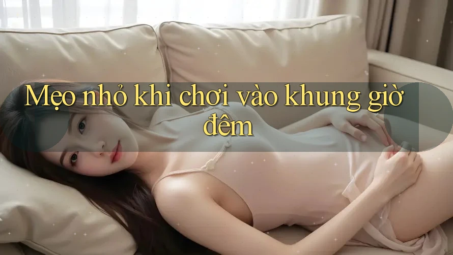 Mẹo nhỏ khi chơi vào khung giờ đêm Mẹo nhỏ khi chơi vào khung giờ đêm
