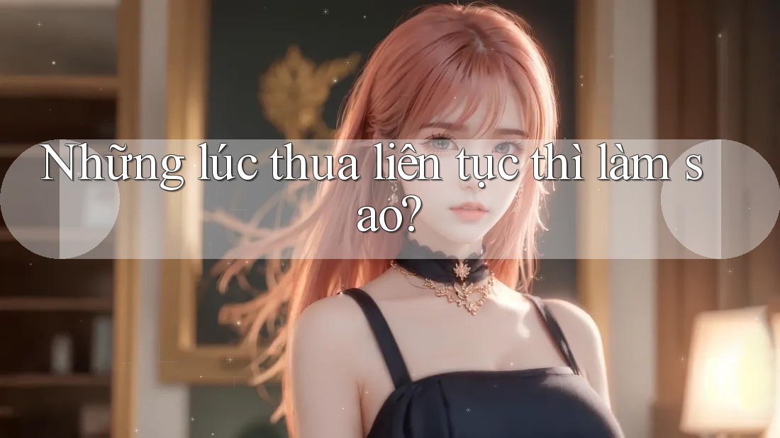 Những lúc thua liên tục thì làm sao? Những lúc thua liên tục thì làm sao?