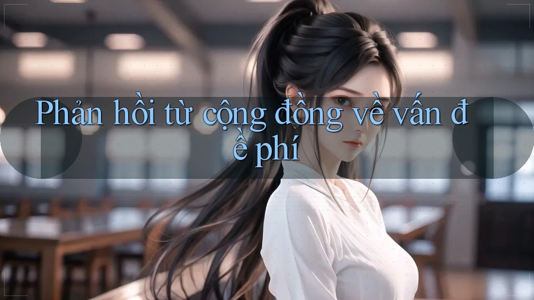Phản hồi từ cộng đồng về vấn đề phí