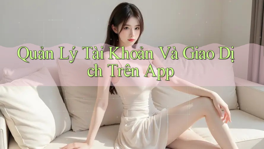 Quản Lý Tài Khoản Và Giao Dịch Trên App Quản Lý Tài Khoản Và Giao Dịch Trên App
