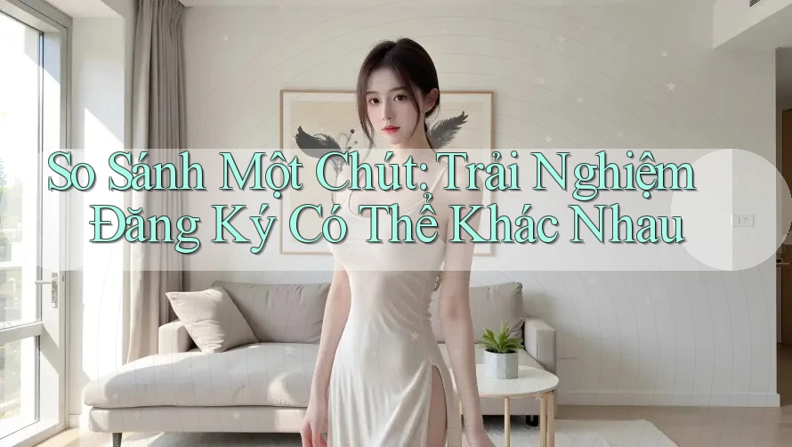 So Sánh Một Chút: Trải Nghiệm Đăng Ký Có Thể Khác Nhau