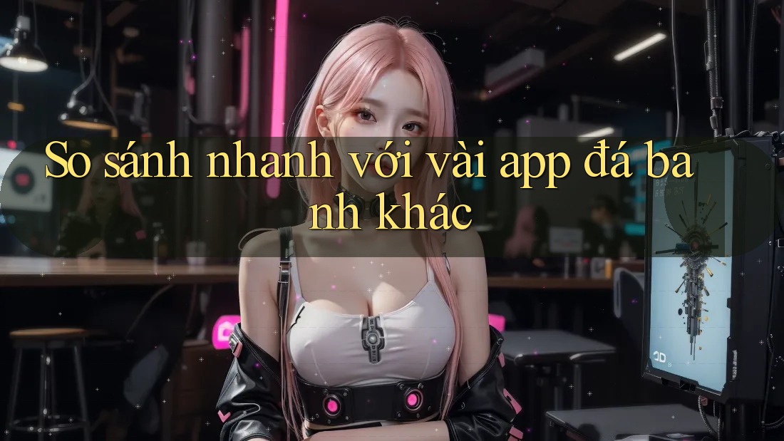 So sánh nhanh với vài app đá banh khác
