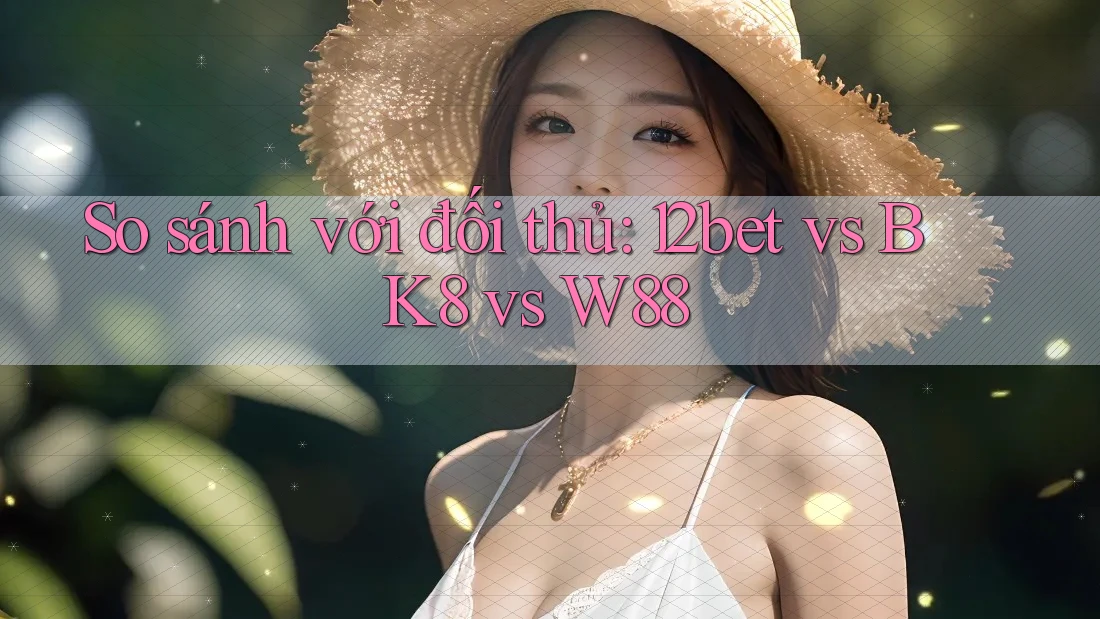 So sánh với đối thủ: 12bet vs BK8 vs W88