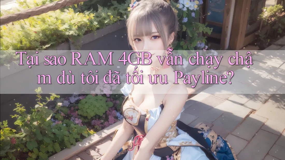 Tại sao RAM 4GB vẫn chạy chậm dù tôi đã tối ưu Payline?