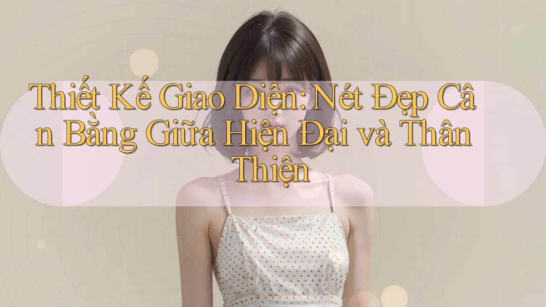 Thiết Kế Giao Diện: Nét Đẹp Cân Bằng Giữa Hiện Đại và Thân Thiện