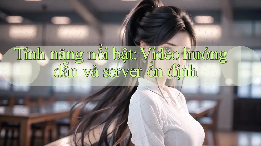 Tính năng nổi bật: Video hướng dẫn và server ổn định