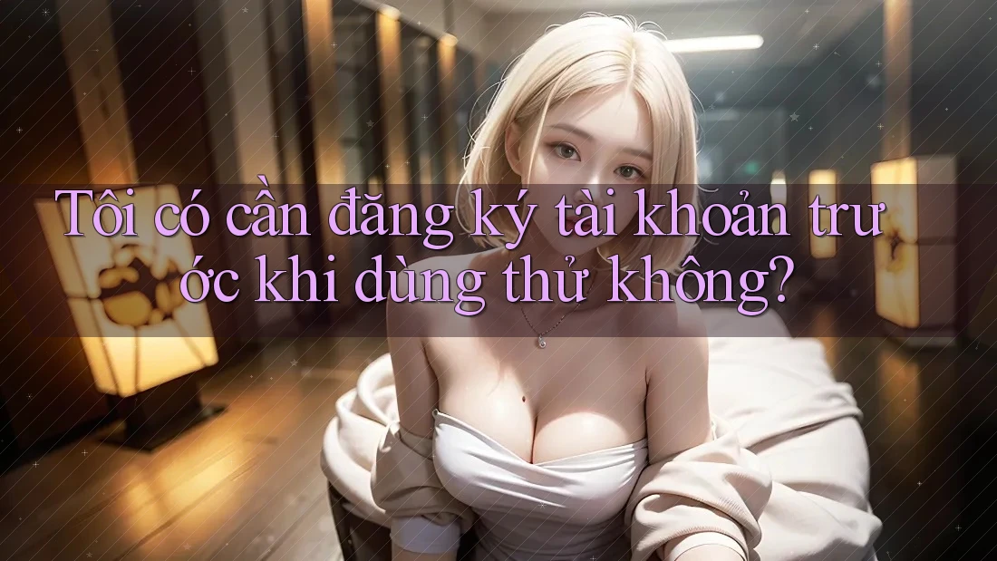 Tôi có cần đăng ký tài khoản trước khi dùng thử không?