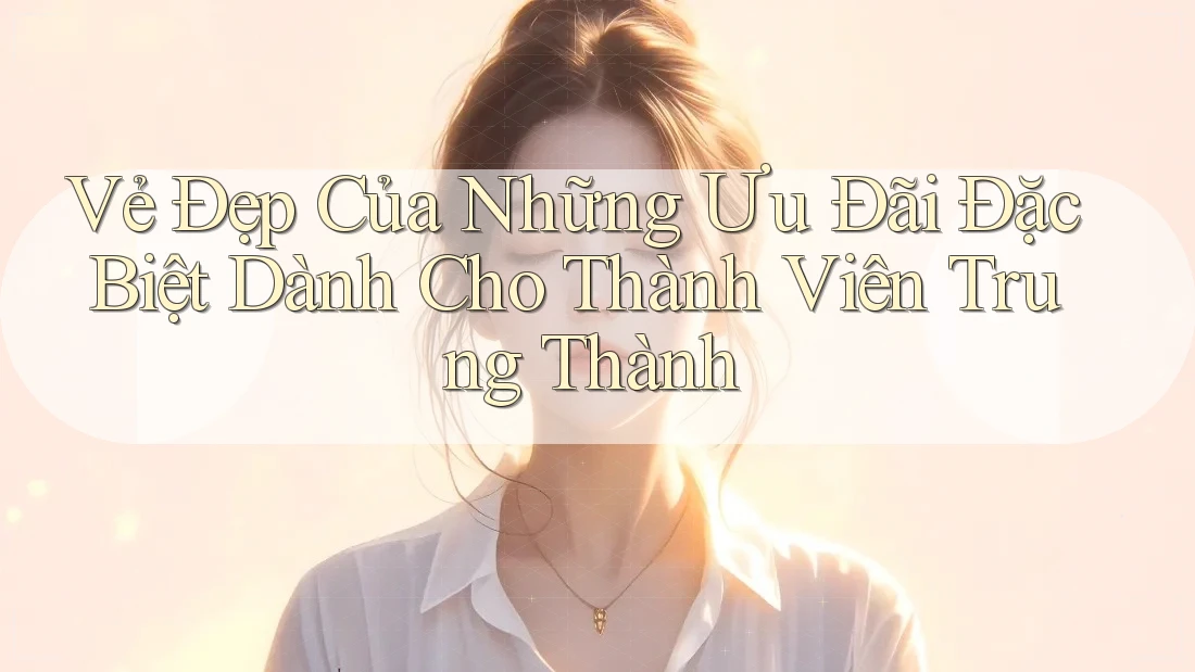Vẻ Đẹp Của Những Ưu Đãi Đặc Biệt Dành Cho Thành Viên Trung Thành